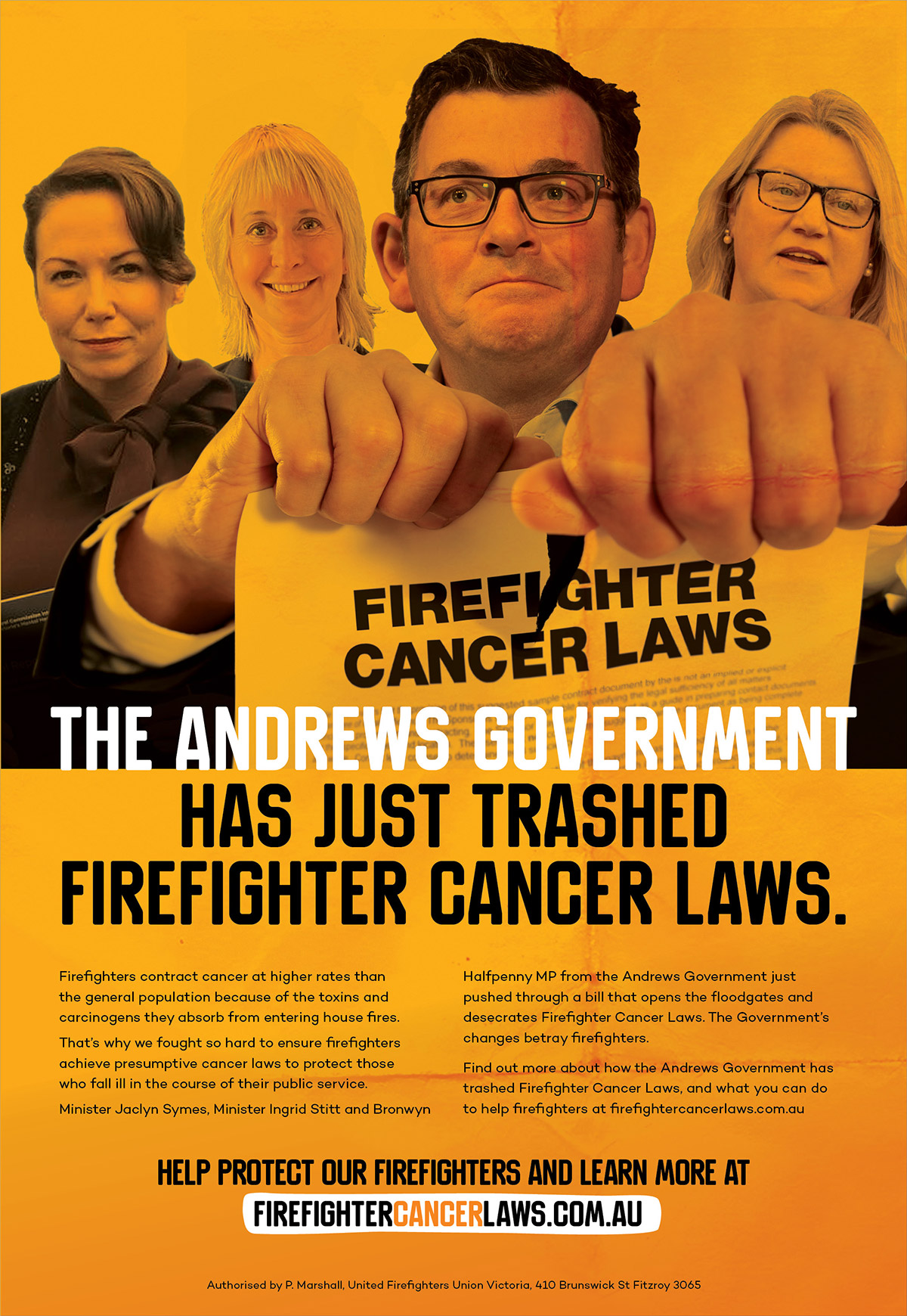 Herald Sun full page advertisement